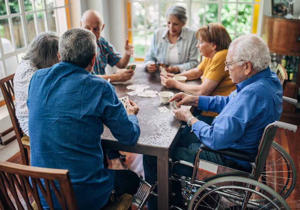 The Pinnacle of Louisville - Assisted Living and Memory Care - Seniors Playing Cards