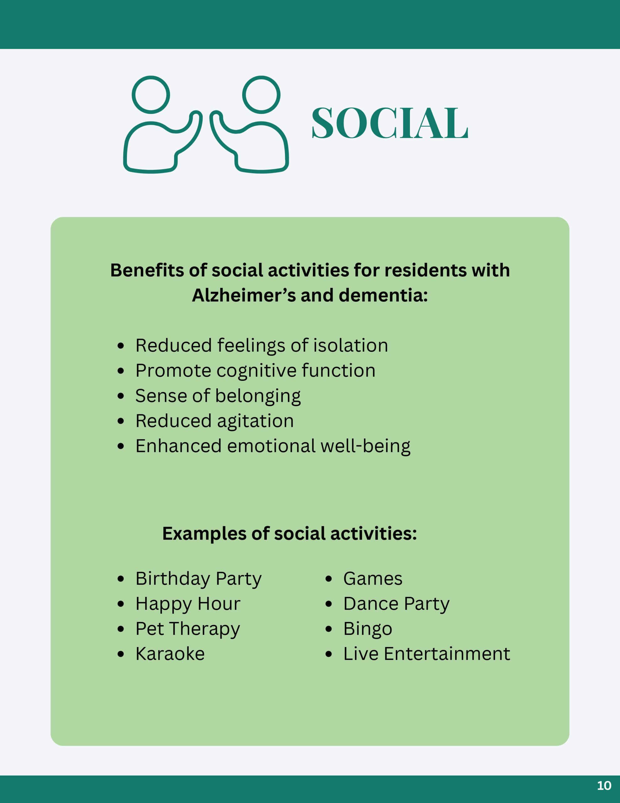 The Pinnacle of Louisville - Memory Care - Peak Memories Page 10