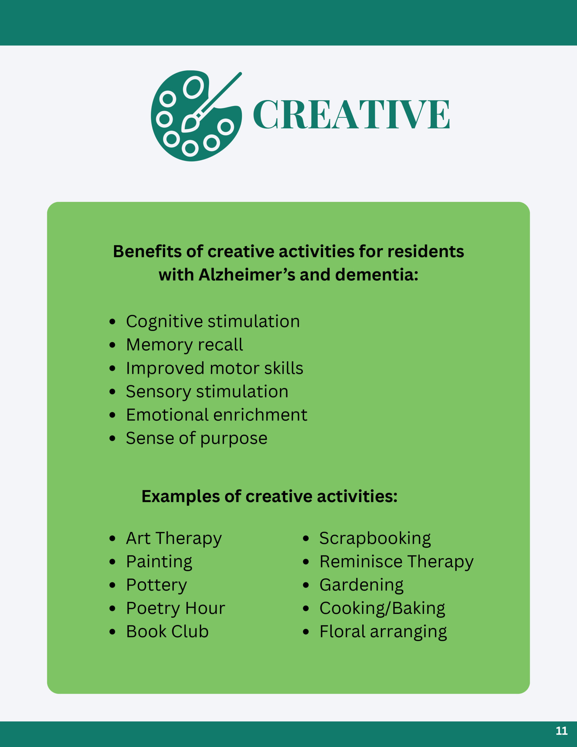 The Pinnacle of Louisville - Memory Care - Peak Memories Page 11