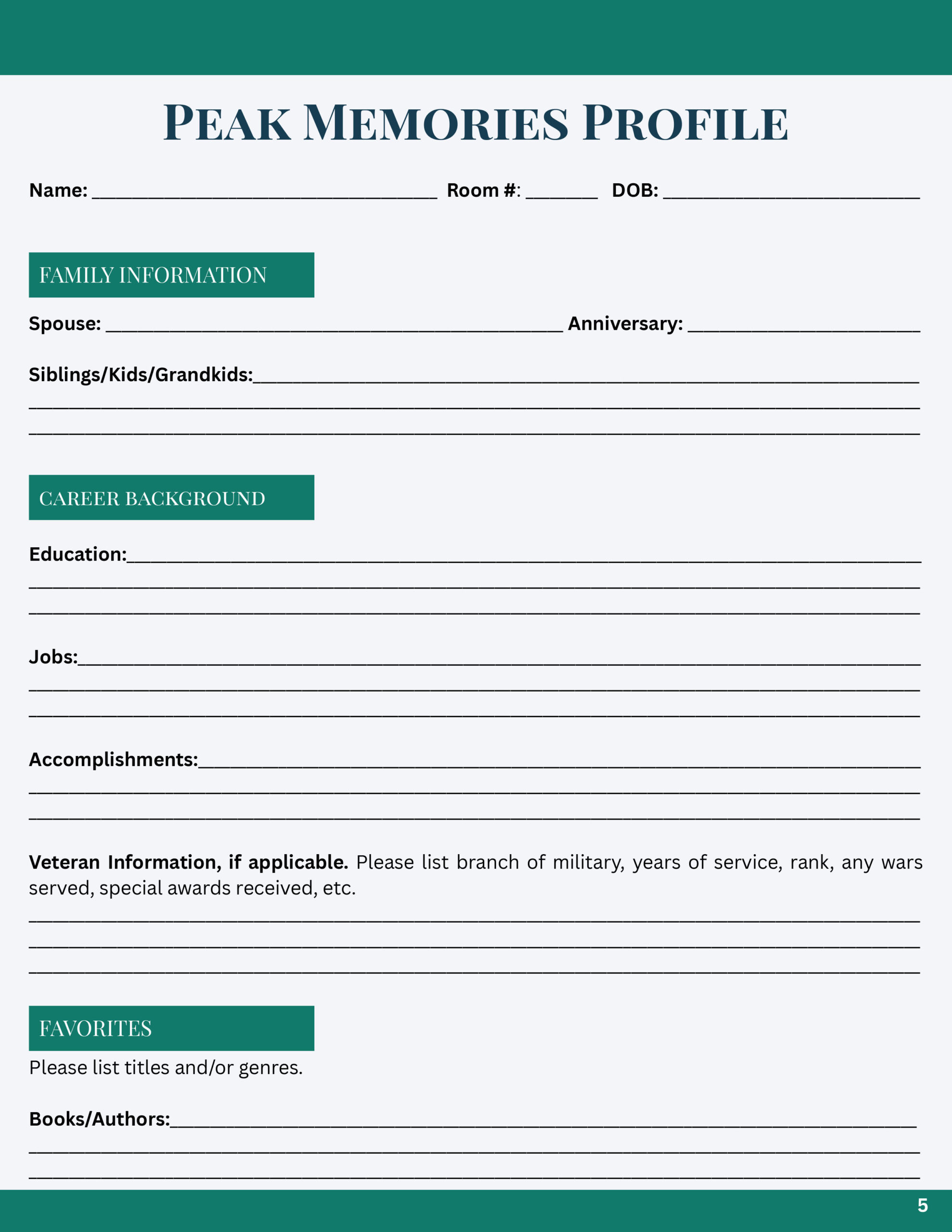 The Pinnacle of Louisville - Memory Care - Peak Memories Page 5